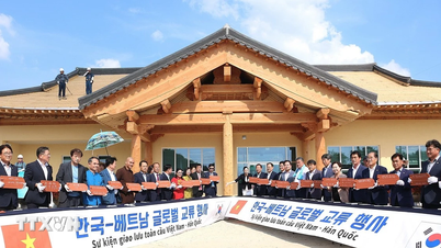 韓国の「ベトナム村」でベトナムと韓国の文化交流