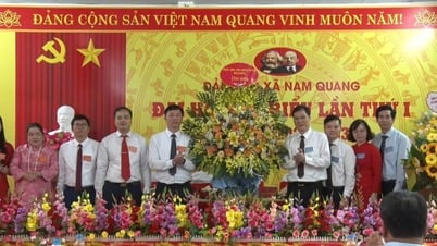Le secrétaire adjoint permanent du Comité provincial du Parti, Vu Hong Quang, a assisté et dirigé le 1er Congrès du Comité du Parti de la commune de Nam Quang.