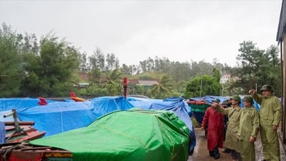 Xã vùng biển Hải Lộc (Nghệ An) trước thời khắc bão số 5 đổ bộ