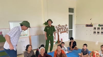 เทศบาลเมืองกวี๋ญฟูอพยพประชาชน 1,705 คน ไปยังศูนย์พักพิงที่ปลอดภัยก่อนพายุลูกที่ 5