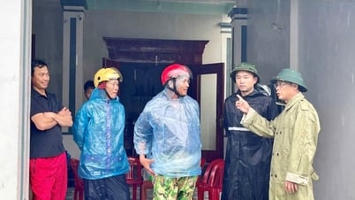"Hochwasserzentrum" Yen Trung evakuierte fast 200 Haushalte