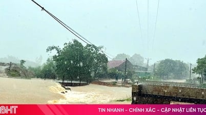 La tempête n°5 provoque de fortes pluies, la commune de Ky Thuong est partiellement isolée