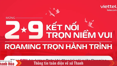 Viettel tặng ngay 50% lưu lượng data khi đăng ký gói cước Roaming tại 8 quốc gia nhân ngày hội non sông