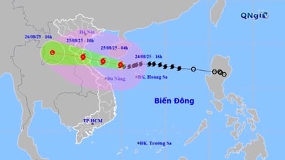 Bão số 5 mạnh lên thành mức cuồng phong, đổ bộ đất liền vào chiều nay