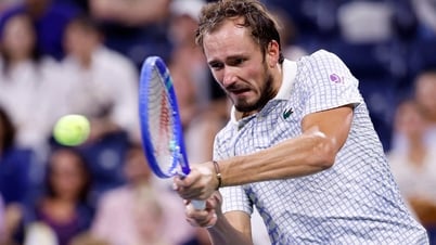 全米オープン2025の試合中に起きた事件。ダニール・メドベージェフは敗退にショックを受けた。