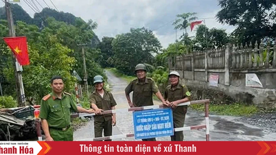 Công an tỉnh Thanh Hóa quyết liệt triển khai các biện pháp ứng phó với bão số 5
