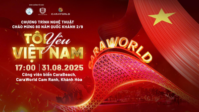 Cùng “Tôi yêu Việt Nam” chào mừng 80 năm Quốc khánh 2-9 tại CaraWorld Cam Ranh
