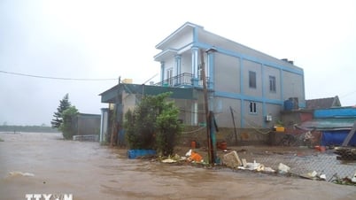 Bão số 5 suy yếu, mưa lớn khắp đồng bằng Bắc bộ, có nơi mưa rất to trên 600mm