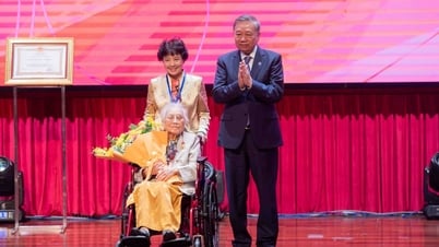 Phong tặng danh hiệu Anh hùng Lao động cho đồng chí Nguyễn Thị Bình