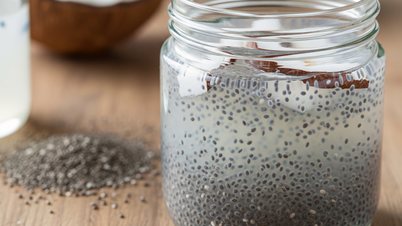 New day with health news: Chia seeds soaked in coconut water, unexpected benefits