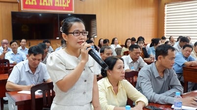 Đại biểu HĐND hai cấp tiếp xúc cử tri xã Tân Hiệp