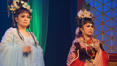 Trinh Trinh, Tu Suong y Xuan Truc causan una hermosa impresión en "San Hau"