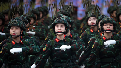 Female soldier born on September 2 was emotional when participating in the A80 parade