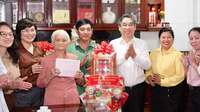 Líderes de la ciudad de Ho Chi Minh visitan a la heroica madre vietnamita Vo Thi Tuoi