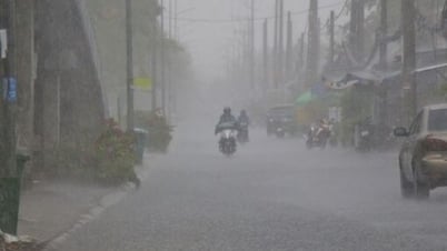 Thời tiết ngày 27/8: Mưa lớn tiếp diễn ở khu vực đồng bằng và ven biển Bắc Bộ