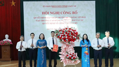 Hội nghị công bố quyết định sáp nhập Trường Cao đẳng Yên Bái vào Trường Cao đẳng nghề Yên Bái