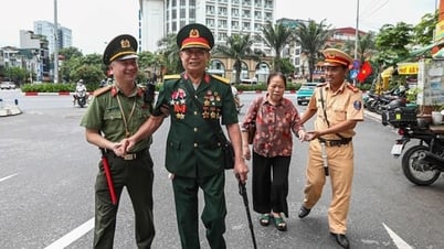 パレードのリハーサル当日の軍民関係は温かく