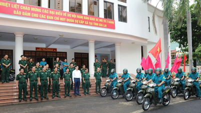 Gia Lai : 270 motos ont été reçues pour le commandement militaire au niveau de la commune