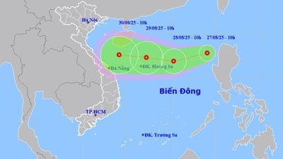 24 hours after storm No. 5 Kajiki dissipated, the East Sea welcomed a new tropical depression
