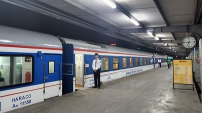 Tàu Bắc Nam dừng ở ga Giáp Bát trong 3 ngày diễn ra sự kiện A80