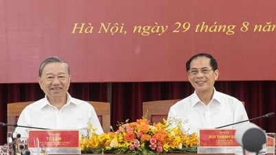 เลขาธิการใหญ่โตลัม แสดงความยินดีครบรอบ 80 ปี การก่อตั้งภาคการทูต