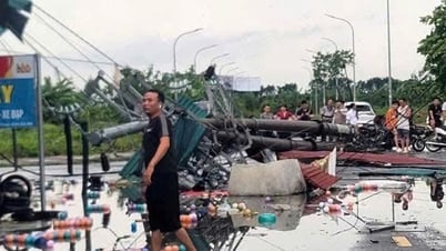 Une tornade provoque des dégâts dans la commune de Yen Phong, province de Bac Ninh
