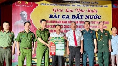 Công an phường Thanh Xuân xây dựng hình ảnh người chiến sĩ công an bản lĩnh, mẫu mực
