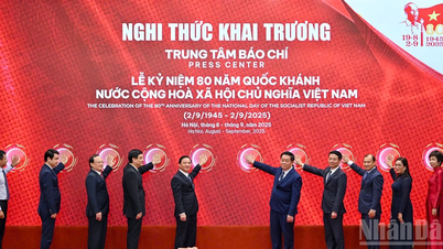 Khai trương Trung tâm Báo chí Lễ kỷ niệm 80 năm Quốc khánh