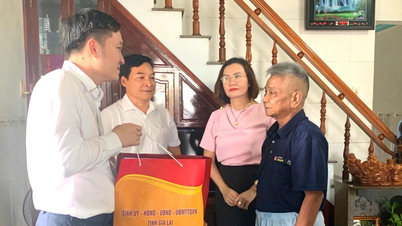 Phó Chủ tịch UBND tỉnh Nguyễn Tuấn Anh thăm, tặng quà gia đình người có công ở xã Tuy Phước Tây