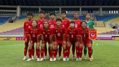 Die vietnamesische U16-Frauenmannschaft verlor im Halbfinale des Südostasienturniers 2025 gegen Thailand