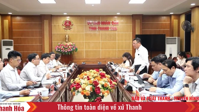 ក្រុមវិចារណកថានៃអនុគណៈកម្មាធិការសេដ្ឋកិច្ចសង្គមនៃមហាសន្និបាតលើកទី ១៤ ធ្វើការជាមួយខេត្ត Thanh Hoa