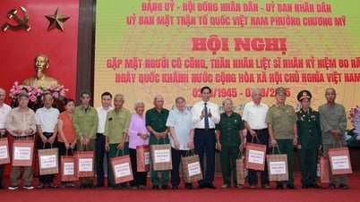 Chuong My würdigt verdienstvolle Menschen und Angehörige von Märtyrern