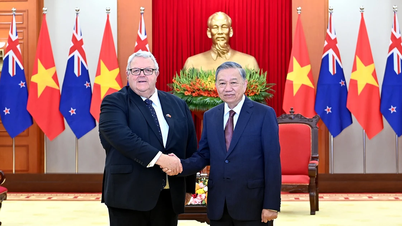 Sekretaris Jenderal To Lam menerima Ketua Parlemen Selandia Baru Gerry Brownlee