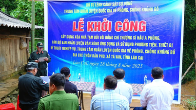 Khởi công xây dựng xóa nhà tạm cho gia đình chiến sĩ gặp khó khăn về nhà ở