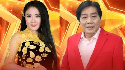 인민예술가 탄 응안(Thanh Ngan)과 인민예술가 트롱 후(Trong Huu)가 9월 2일 국경일을 기념하는 예술 프로그램에 참여했습니다.