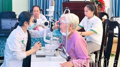 Xã Vạn Ninh: Trên 250 người dân được tầm soát các bệnh lý về mắt