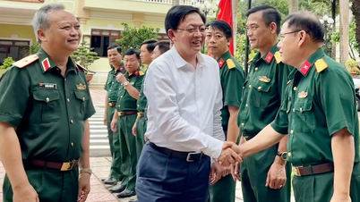 Gia Lai Provincial Party Secretary Ho Quoc Dung works with Army Corps 15