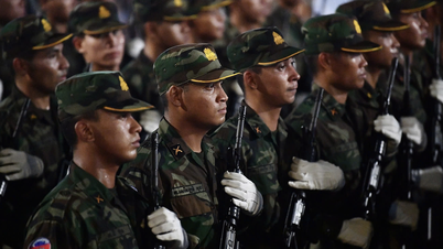Ausländische Soldaten hinterlassen bei der Paradeprobe am 2. September einen starken Eindruck