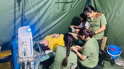 ハノイ市、パレードや行進の観客のために移動式医療テントを設置