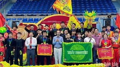 Giải vô địch các Câu lạc bộ Lân Sư Rồng toàn quốc 2025: Long Nghĩa đường xếp thứ Nhất toàn đoàn