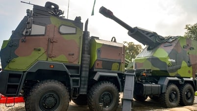 Close-up of Vietnam's 152mm self-propelled gun researched and published for the first time