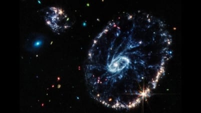El telescopio James Webb capta una violenta colisión de galaxias