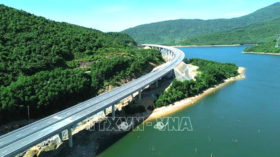 The entire expressway section Vung Ang-Bung is open to traffic