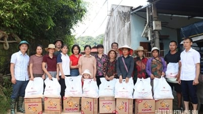 สภากาชาดจังหวัดให้การสนับสนุนฉุกเฉินแก่ครัวเรือนกว่า 100 หลังคาเรือนในตำบลฮูเลียน
