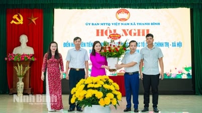 Tuyên dương điển hình tiên tiến của MTTQ và các tổ chức chính trị - xã hội xã Thanh Bình