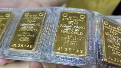Una pequeña tienda de oro eleva el precio del lingote de oro SJC a más de 130 millones de VND/tael