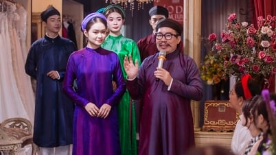 Kunsthandwerker Nam Tuyen – eine Person, die sich leidenschaftlich für die Erhaltung des Fünf-Panel-Ao-Dai einsetzt