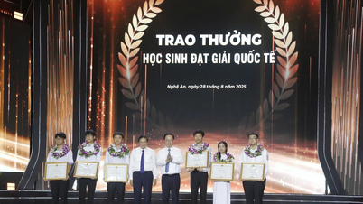 Nghe An은 2025년에 뛰어난 성과를 거둔 195명의 학생에게 상을 수여했습니다.