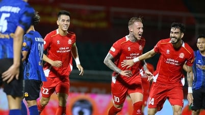 يوم النصر لنادي شرطة مدينة هوشي منه وشرطة هانوي
