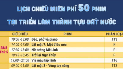 Chiếu miễn phí 50 phim Việt tái hiện hành trình 80 năm phát triển dịp 2/9